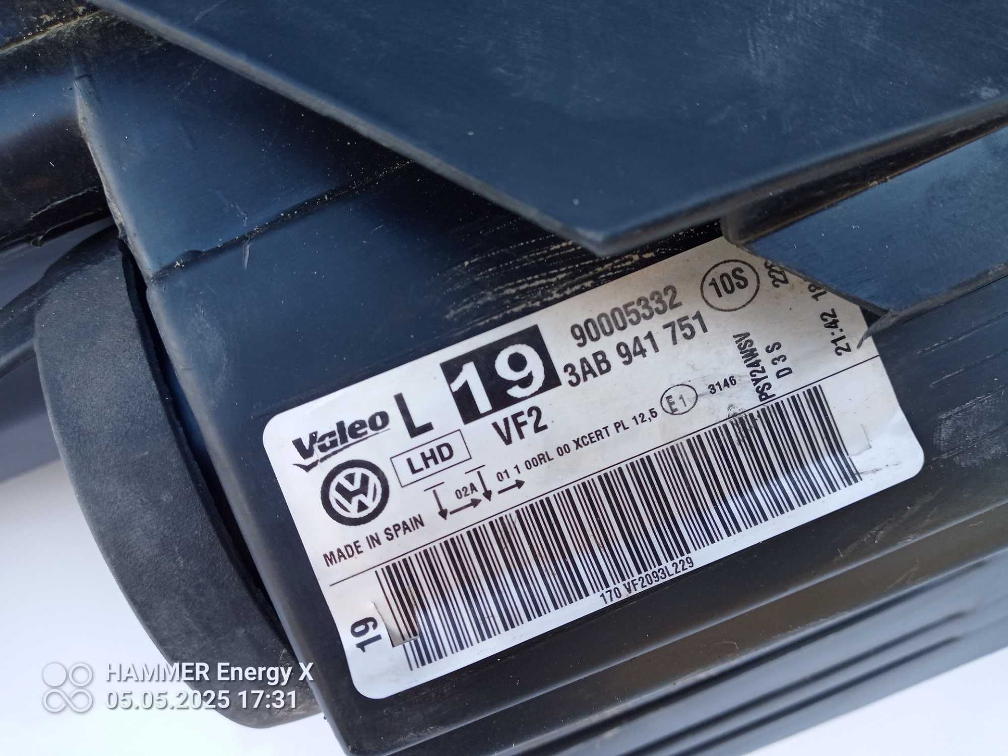 Lampa Lewa Przednia Lewy Przód VW Passat B7 3AB Bi Xenon Led Skrętny