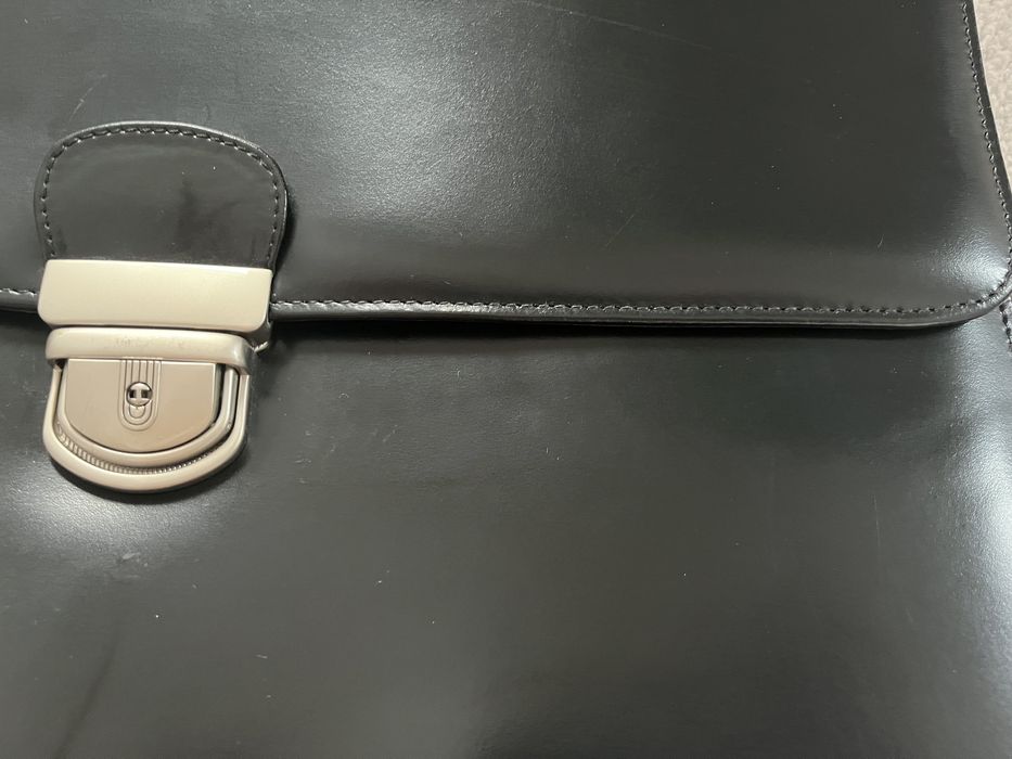 Teczka aktówka męska na laptopa skórzana