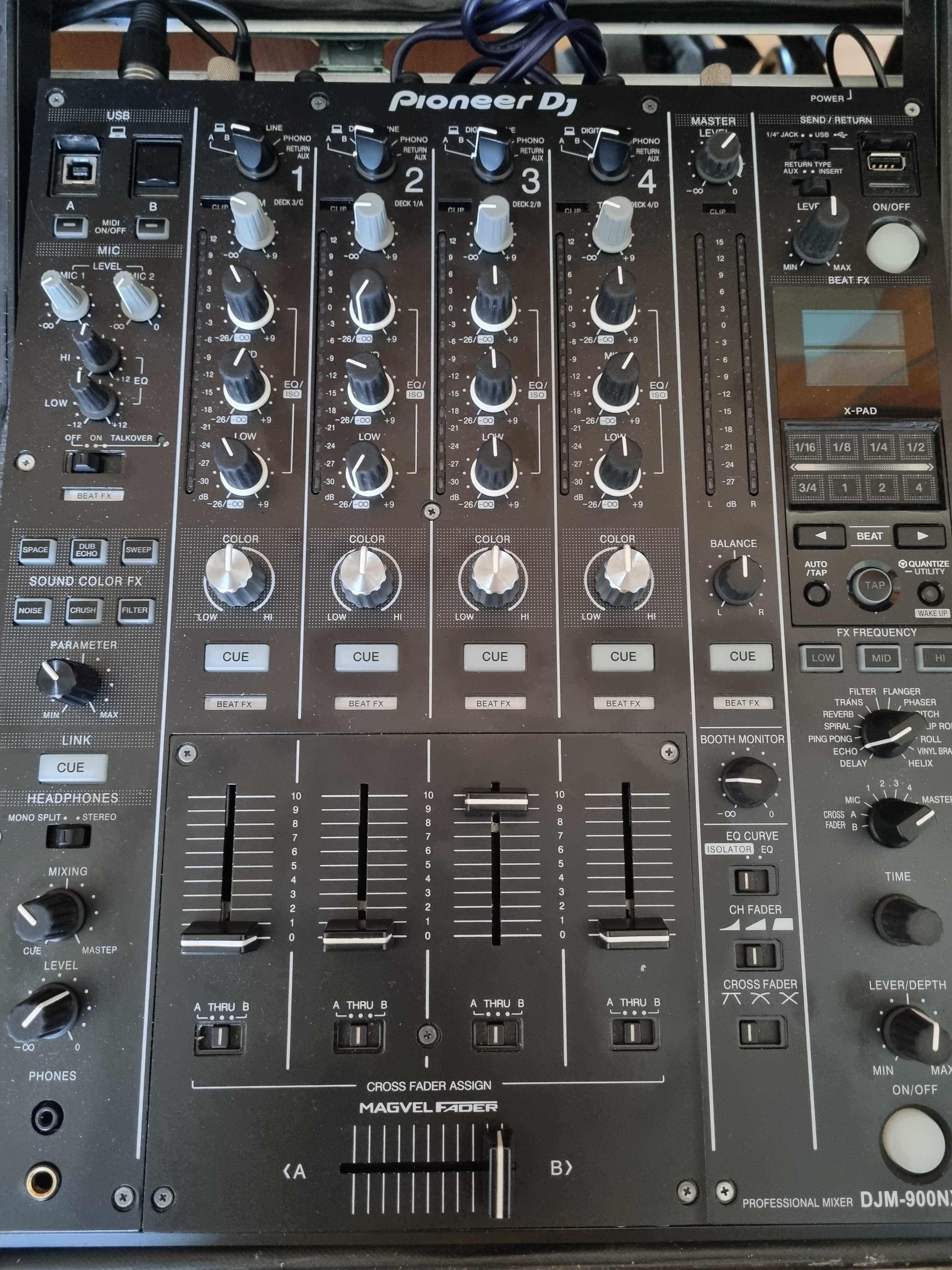 Denon sc6000 x 2,pioneer djm 900 nexus2,plus case