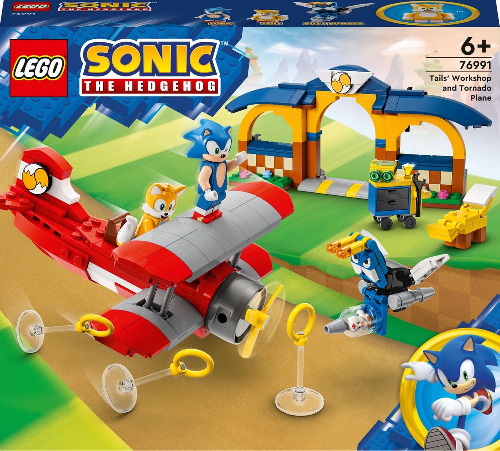 LEGO Sonic the Hedgehog Майстерня Тейлз і літак Торнадо (76991) лего