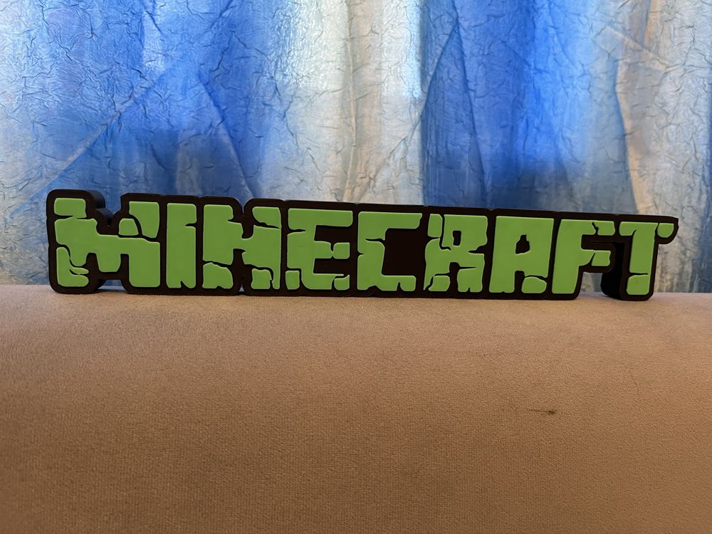 Napis MINECRAFT logo