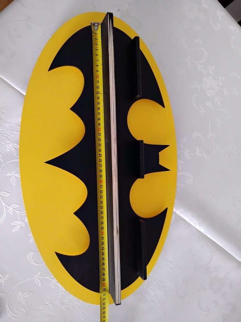 Lampka półka Batman  z oświetleniem LED na Minifigurki