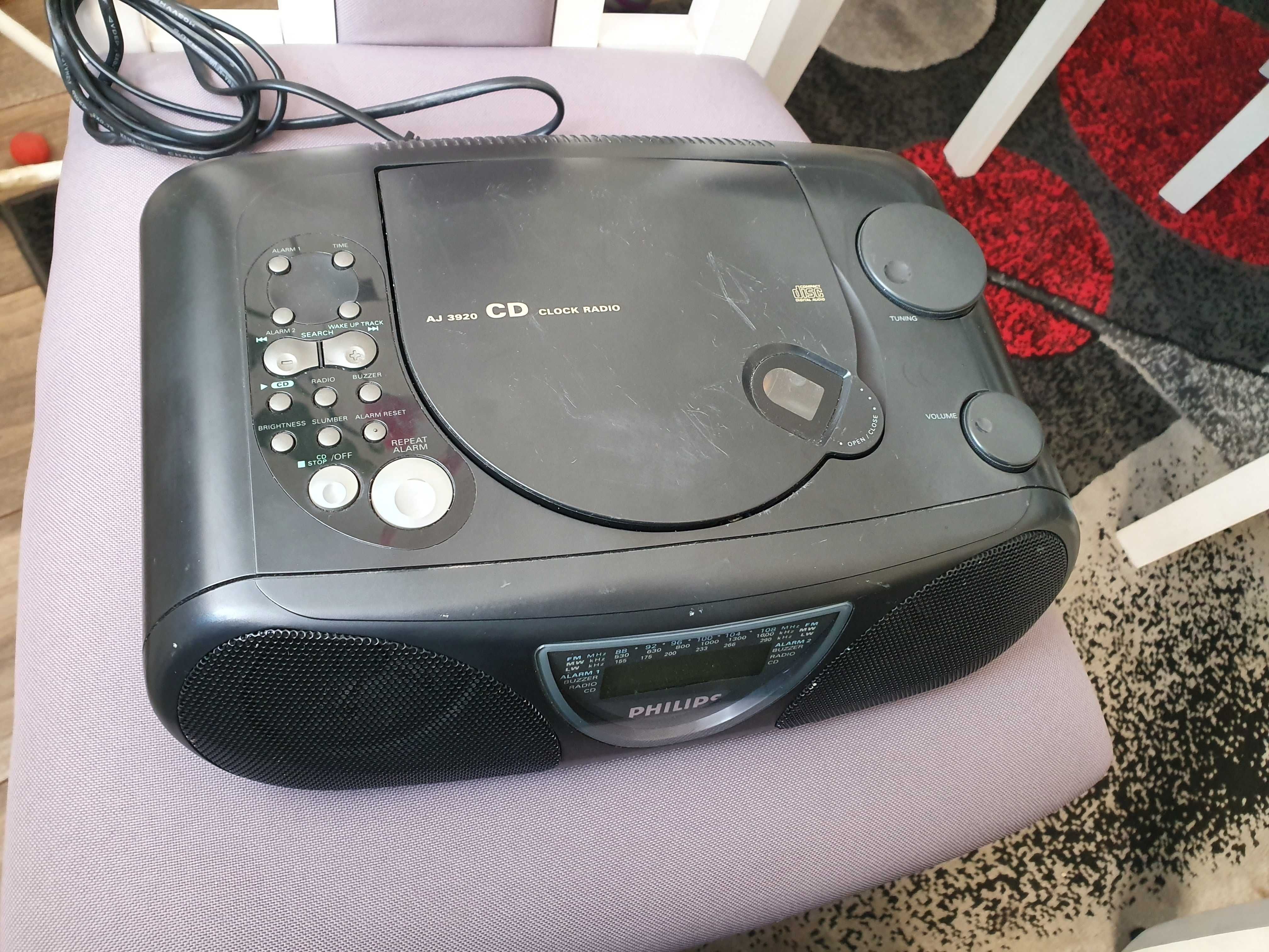 Radio z cd budzik zegar Philips AJ 3920