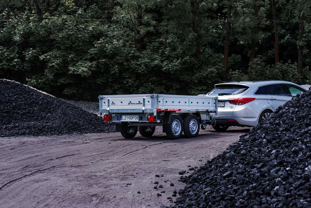 Temared TIPPER 2515/2 S 0,75T na kat B przyczepka wywrotka burty alu