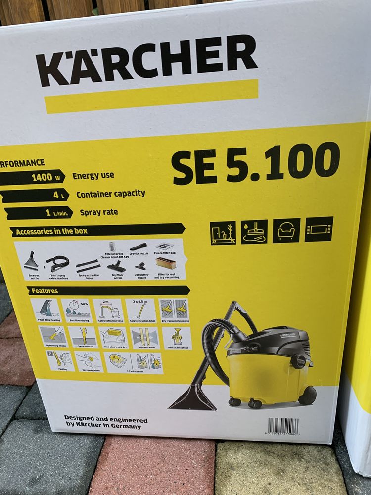 Екстрактор пылесос для химчистки karcher se 4001 моющий