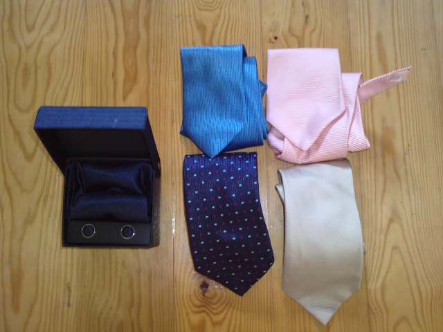 conjunto de gravatas, portes incluídos