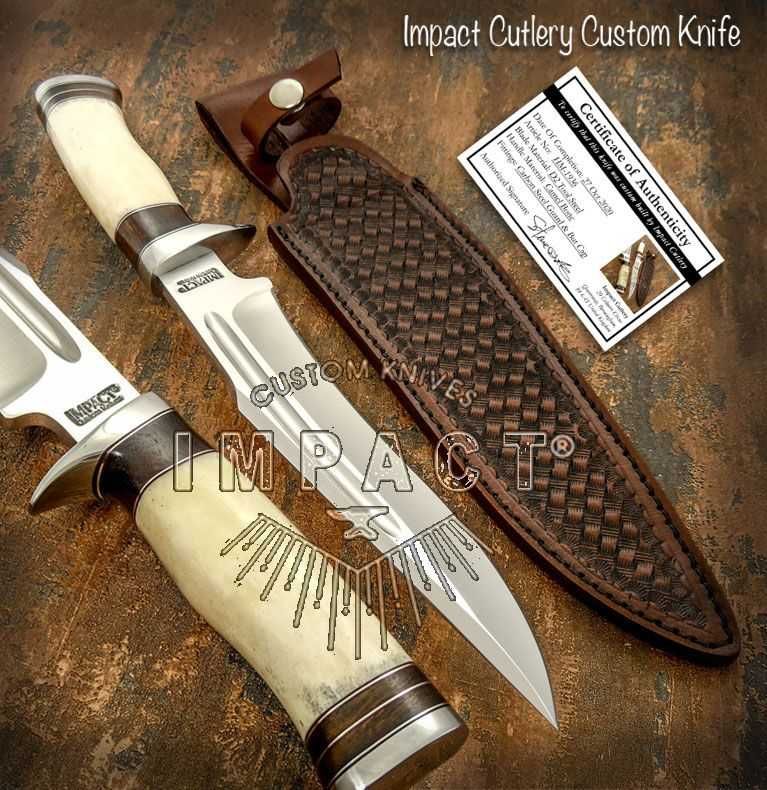 IMPACT nóż Bowie ze stali D2 DM 1936
