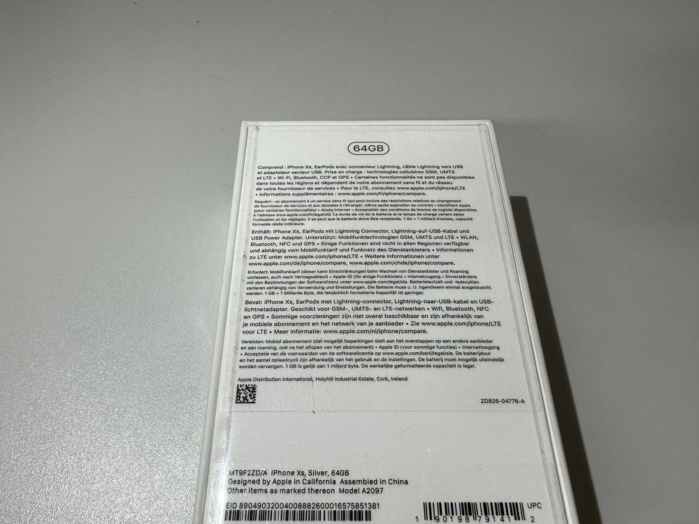 Nowy iPhone XS 64 Gb Silver . Nieaktywowany. Wroclaw sklep.