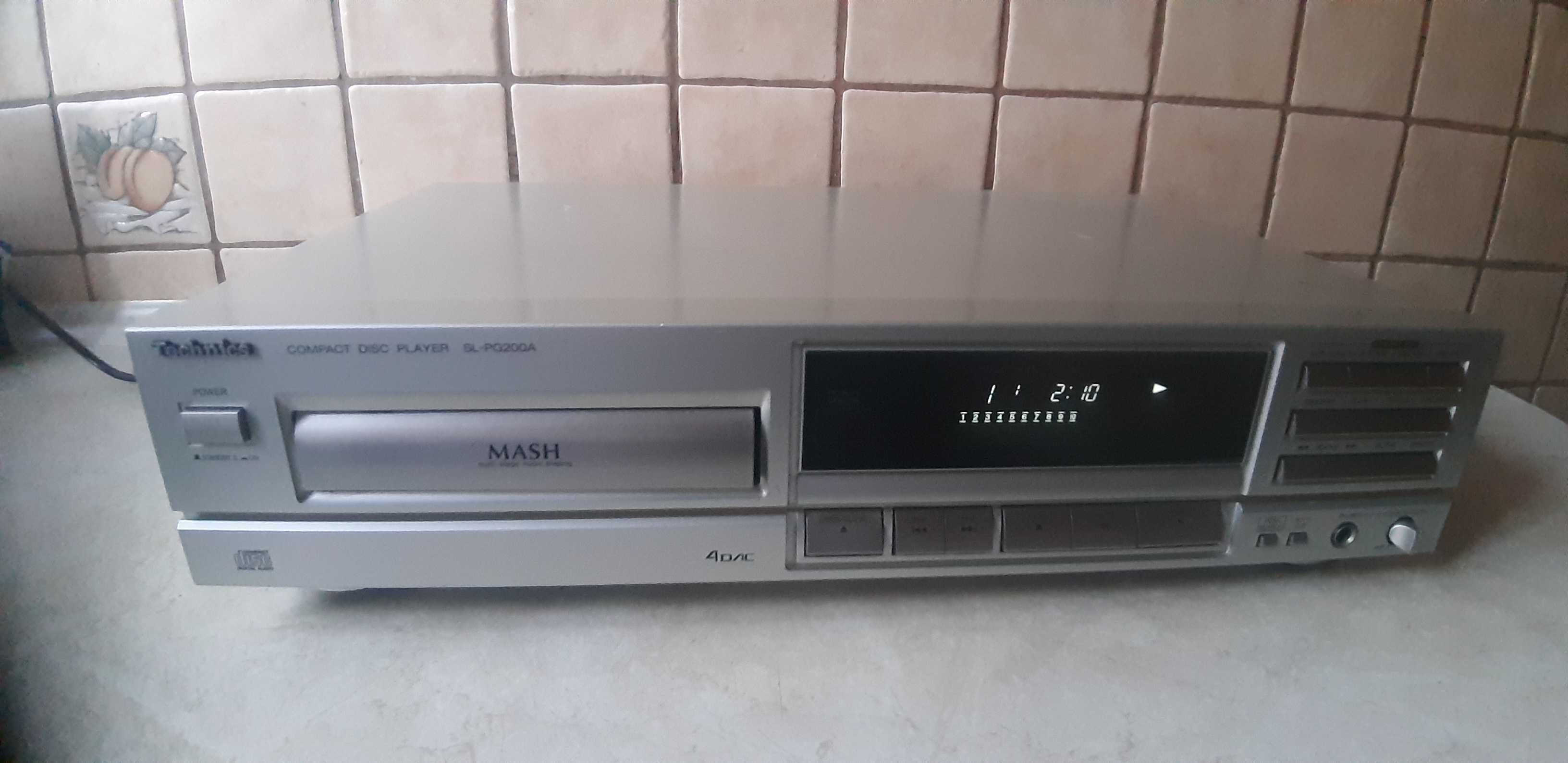 Technics odtwarzacz CD srebrny mod SL-PG200A