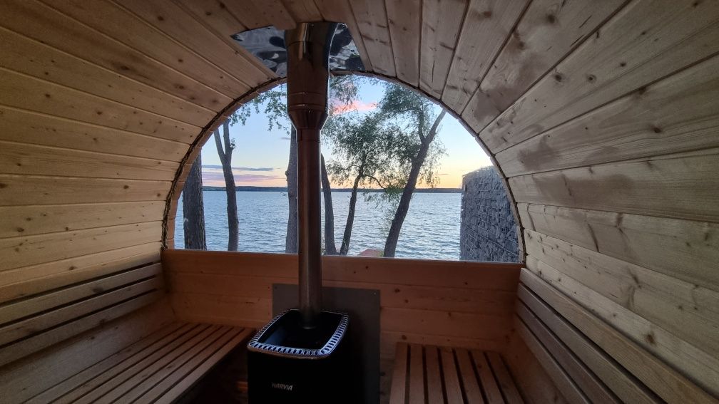 Dom "Nad Jeziorem" plaża, sauna, bania, Mazury, Kruklanki.