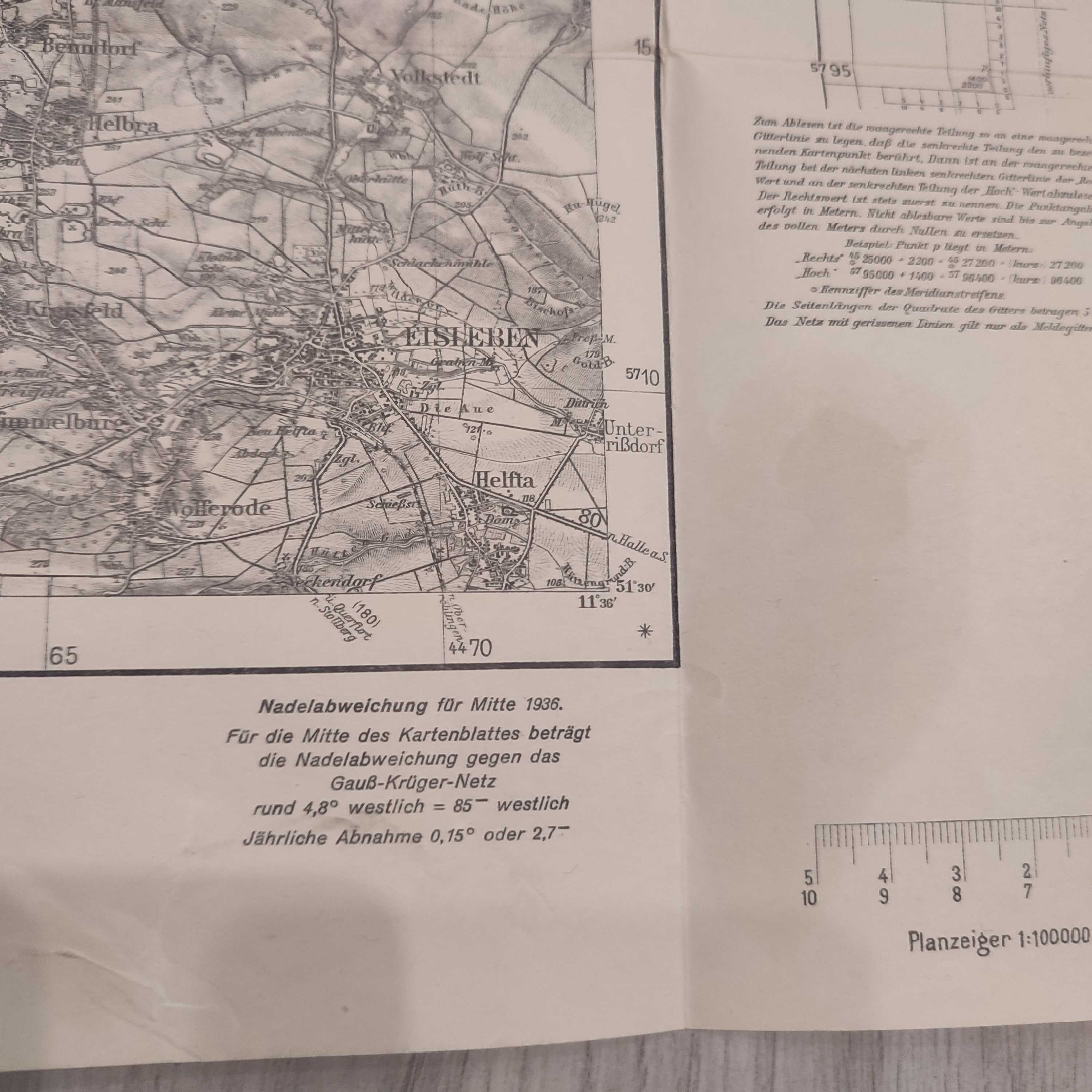 Mapa Wermacht 1936 r