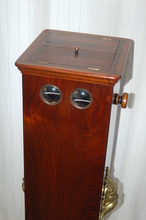 Estereoscópio Francês Século XIX Cabinet Stereoscope