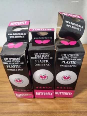 Tenis Stołowy Piłeczki Butterfly 40 + /3sztuki Piłeczek Rozne kolory