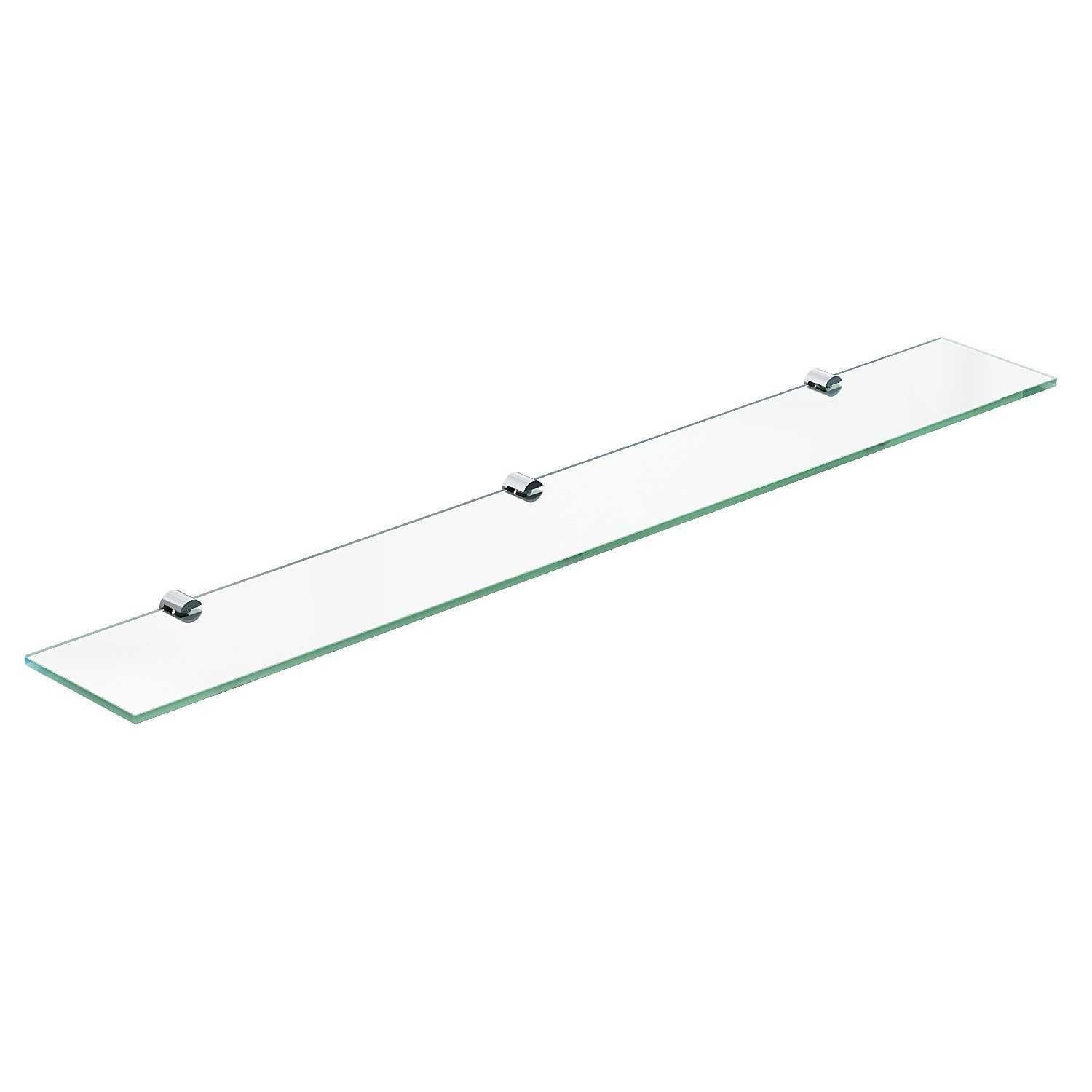 Półka ścienna półka szklana łazienkowa wykonana ze szkła 60/11cm NOWA