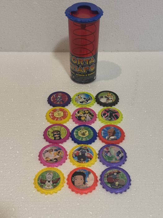 Coleção chipicao Tazos chaps medabots