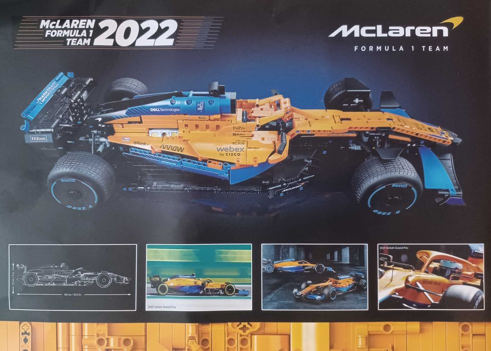Klocki 42141 Samochód Formula F-1 McLaren 1432 PCS
