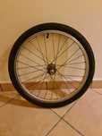 Roda Dianteira Bicicleta 20 1.75 com Pneu Decathlon Bike