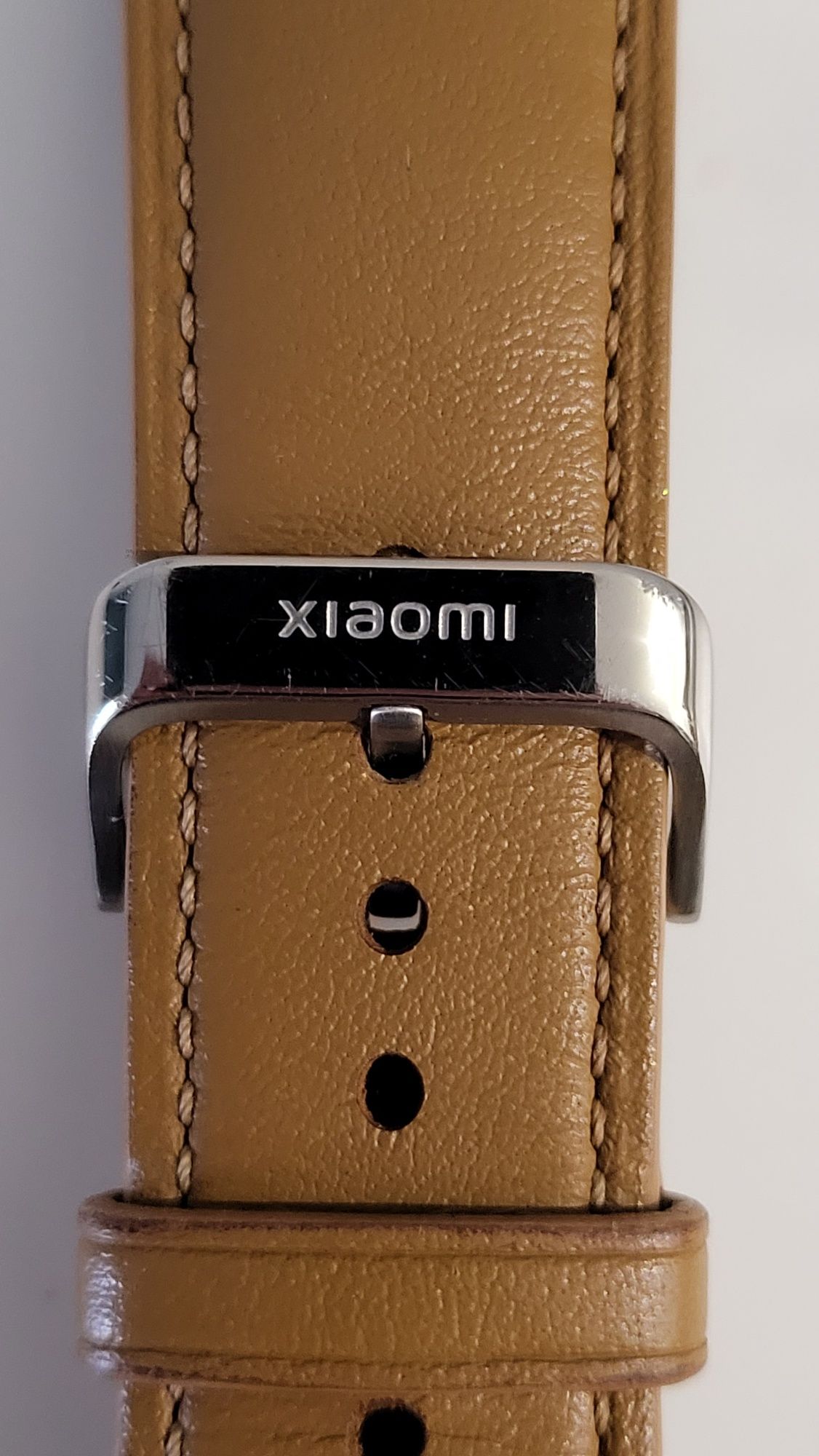 Pasek do zegarka Xiaomi męski 22mm kolor brązowy stan bardzo dobry