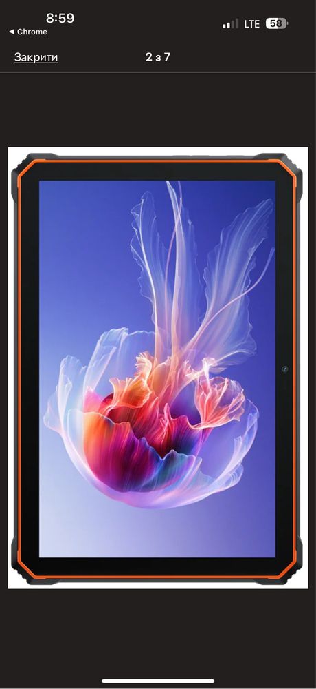 Планшет Oscal Spider 8 LTE 8/128GB Black-Orange