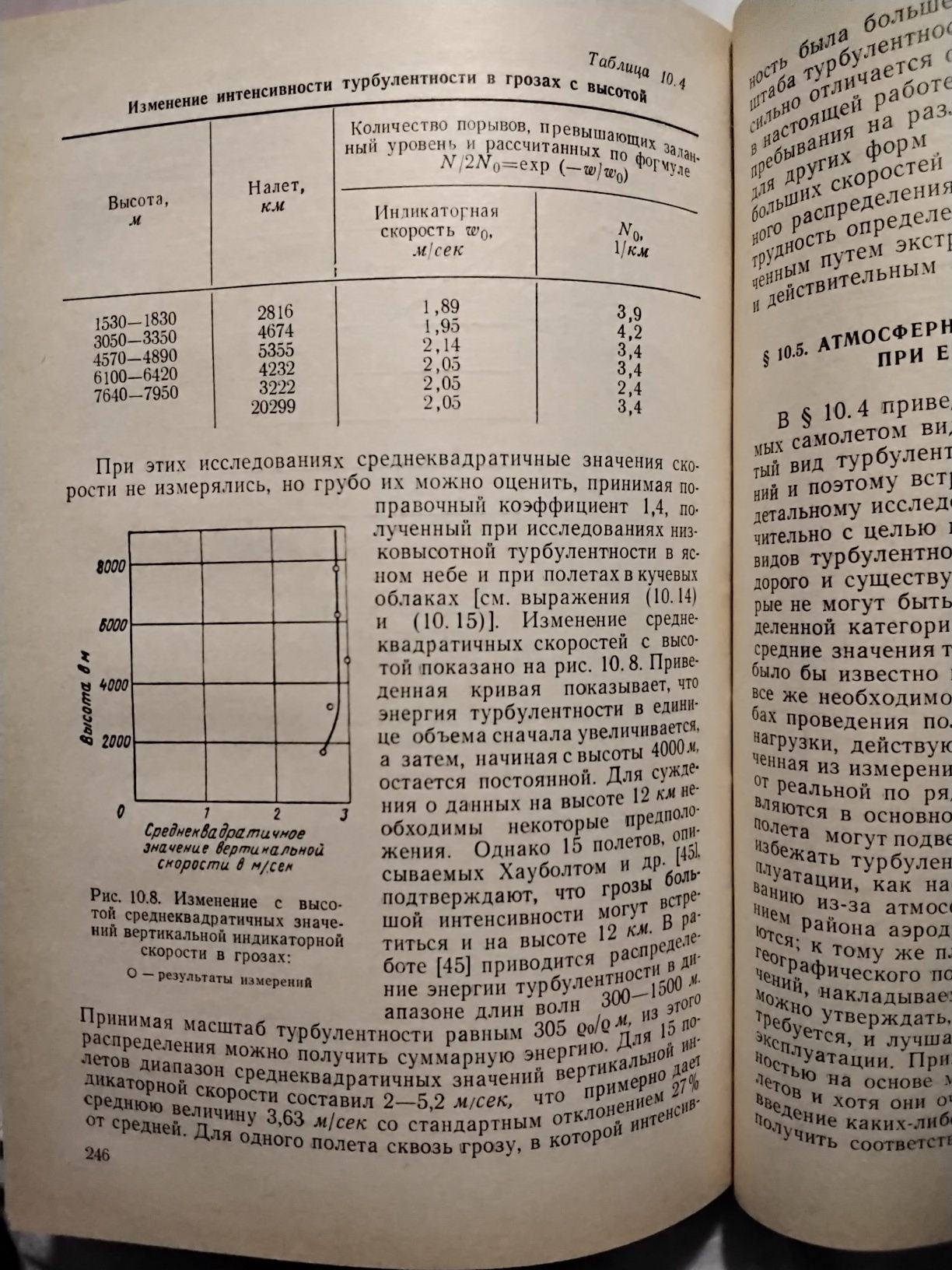 Тэйлор Нагрузки, действующие на самолет 1971