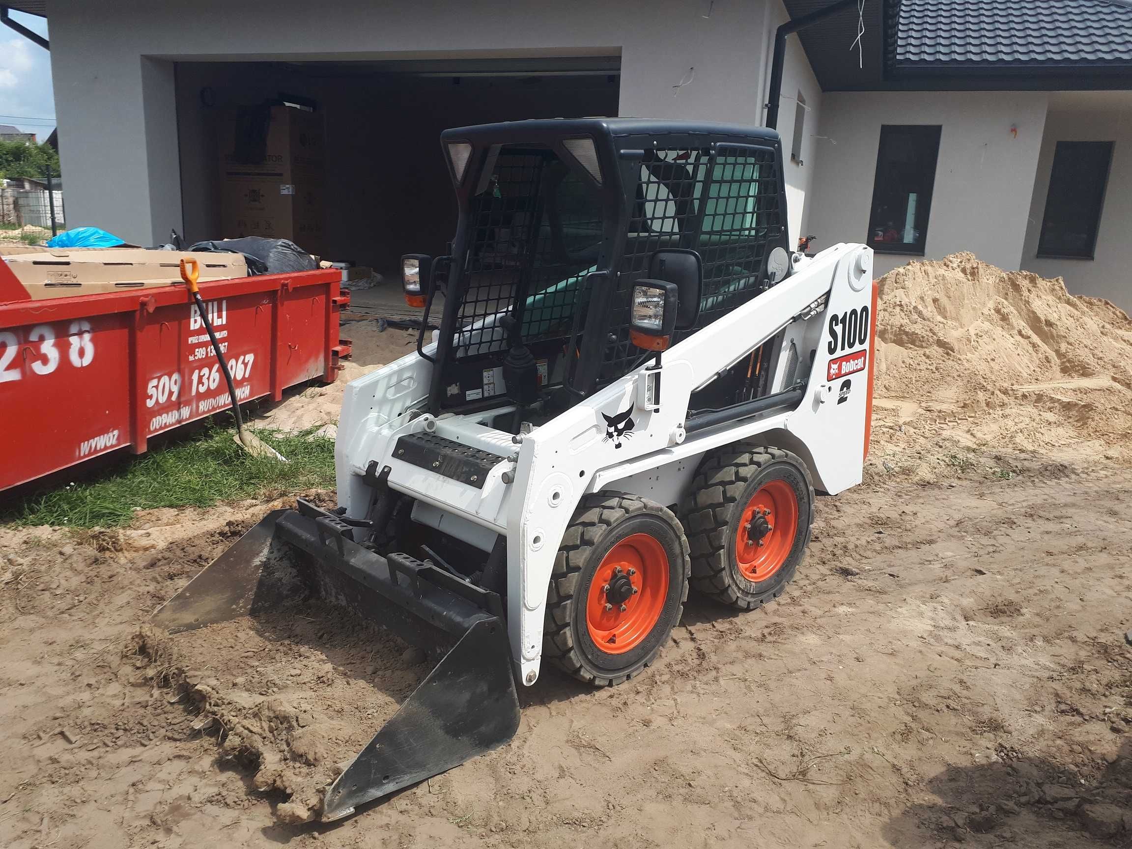 Wynajem Mini ładowarka przegubowa Bobcat  Avant wozidło  szer 120