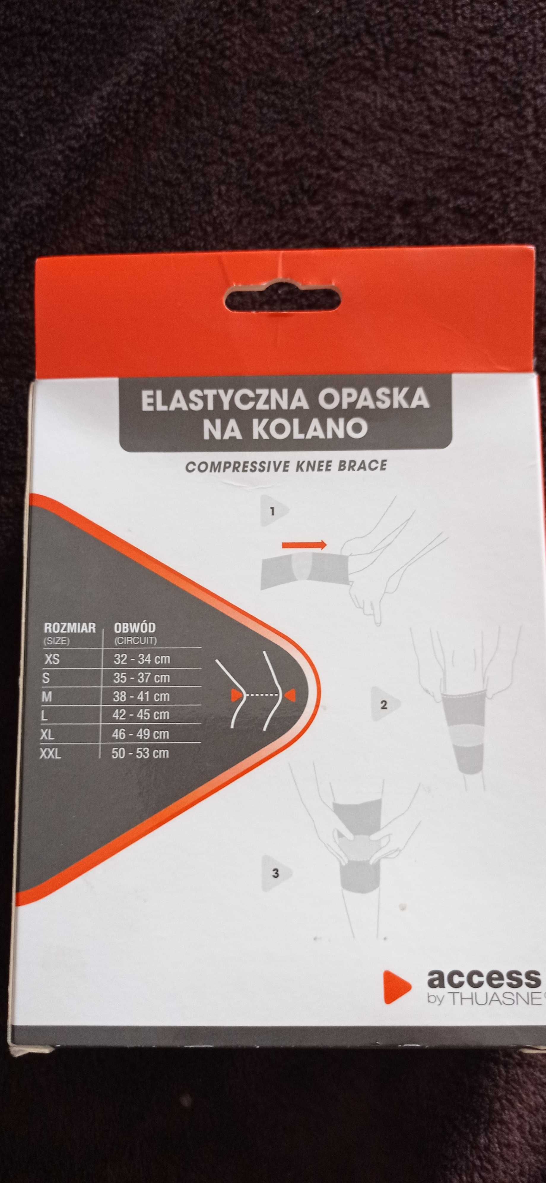 Nowa opaska elastyczna na kolano XL