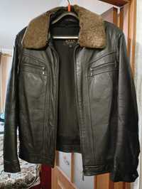 Куртка мужская зимняя из натуральной кожи, размер М