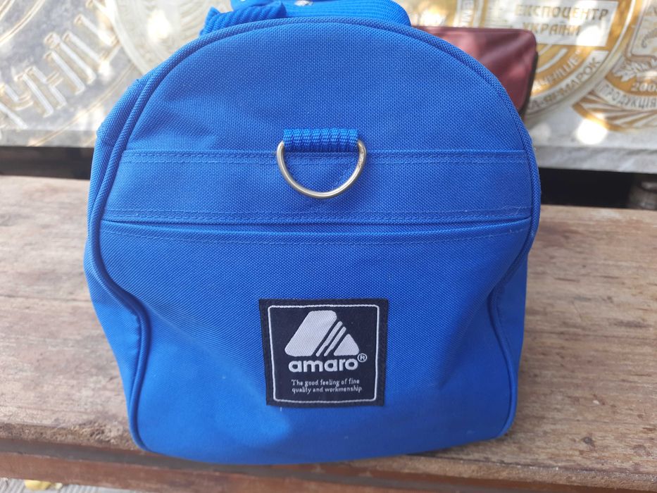 Спортивна сумка блакитна.