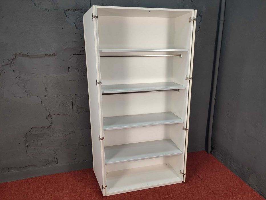 Szafa wysoka biuro rachunkowe 207x100x44cm HAFELE półki zamykana drzwi