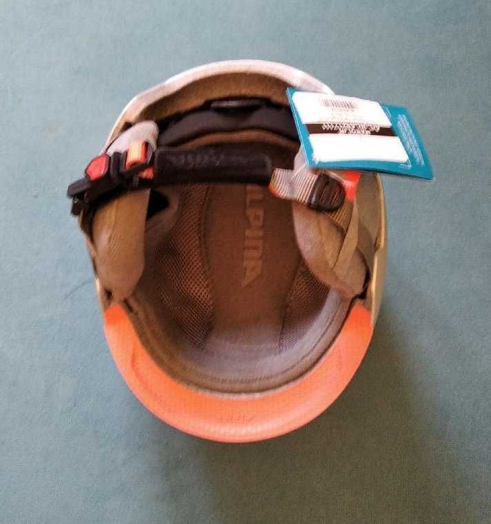 Kask narciarski Alpina maroi jr - kolor srebrny, rozmiar 51-54