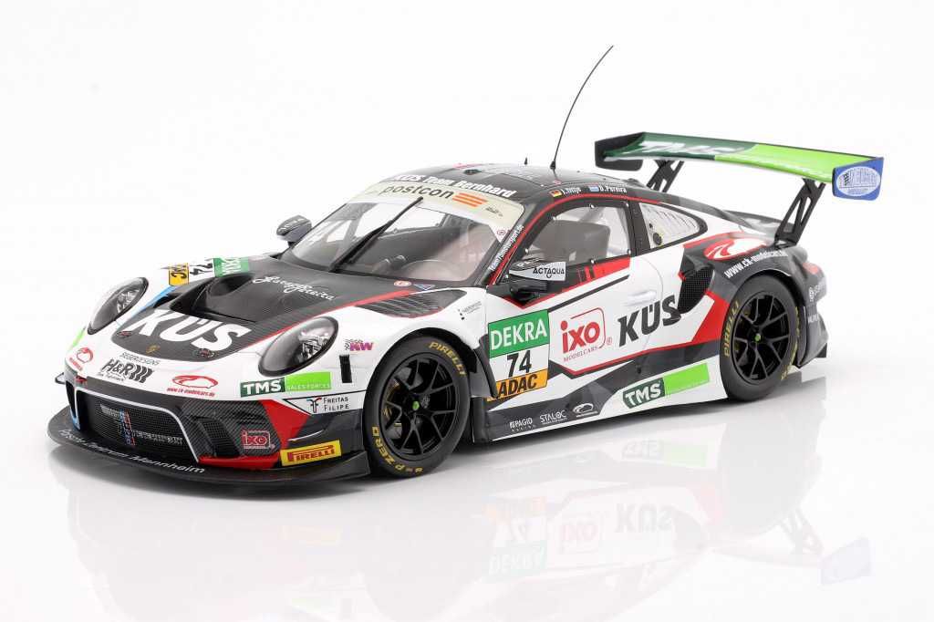 Model 1:18 Ixo Porsche 911 GT3 R #74 ADAC GT Masters 2021 KÜS Team