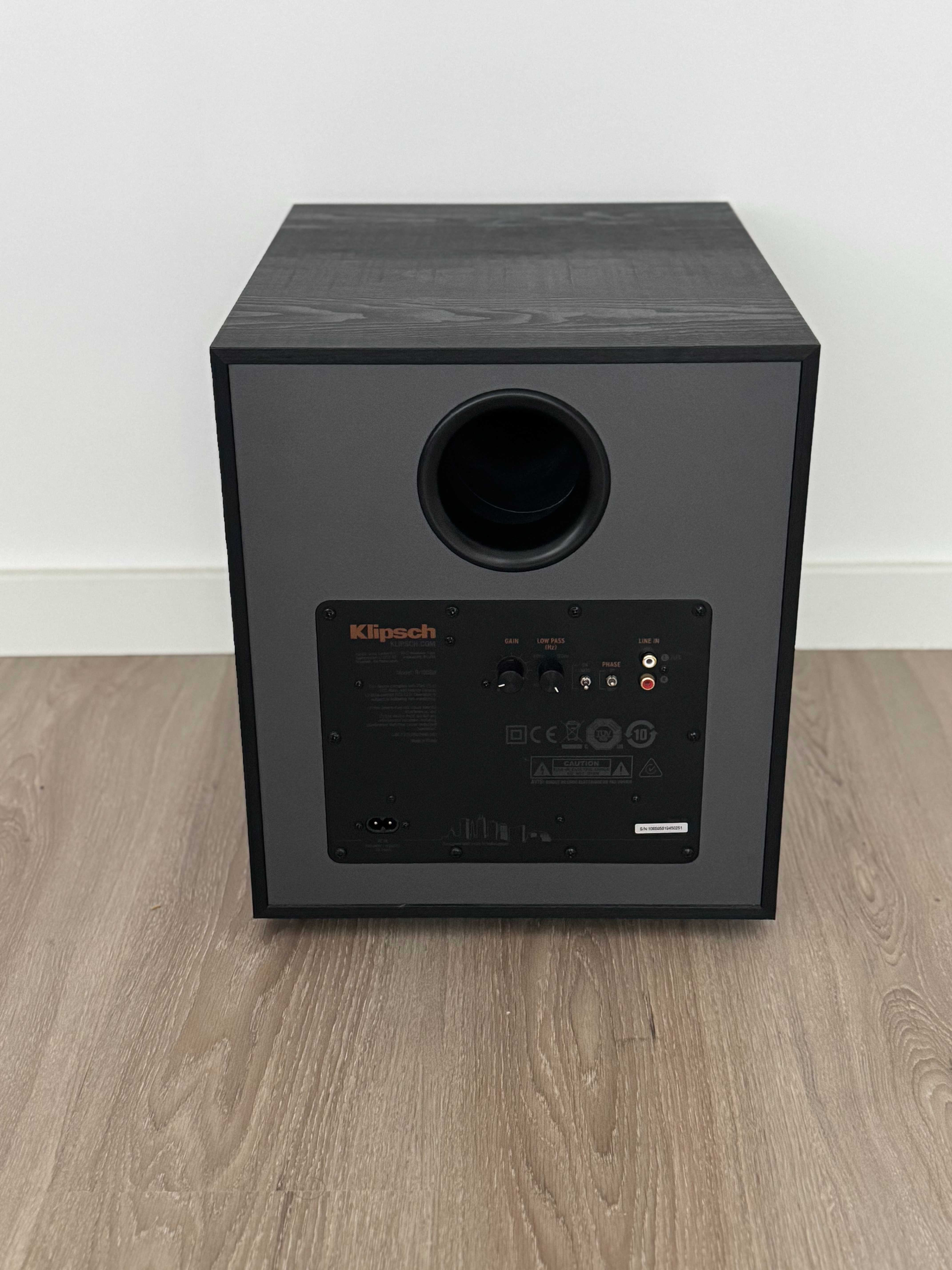 Subwoofer home cinema Klipsch R-100SW COMO NOVO