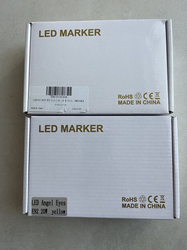 Led Markery do BMW E92 20w Ring Angel eyes kolor żółty lub niebieski