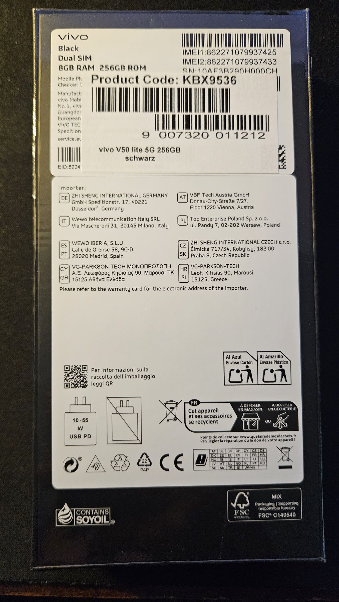Vivo v50 lite 5G