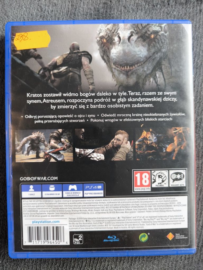 Ps4 God Of War pl możliwa zamiana