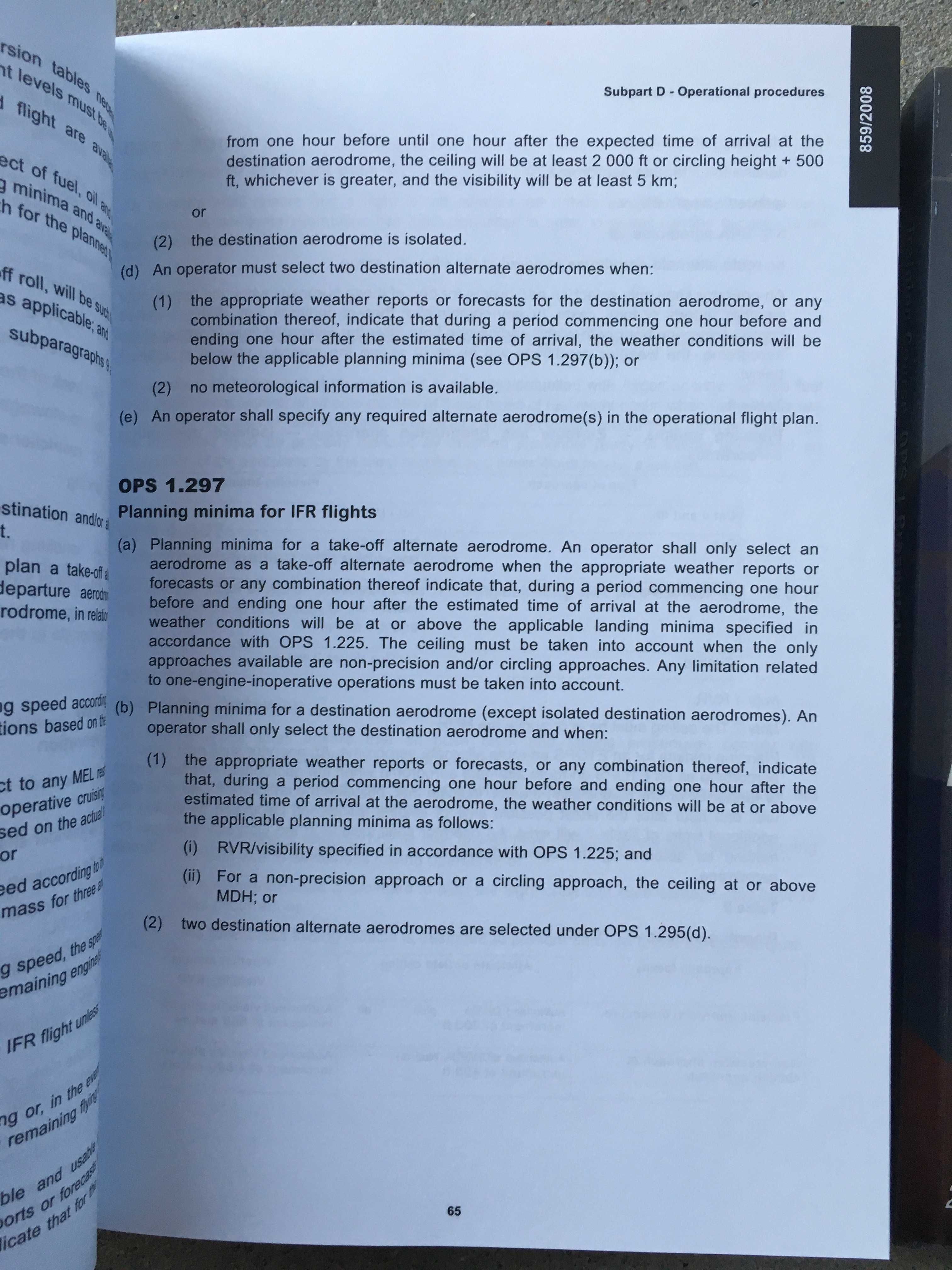 OPS 1  and JAR-OPS 1 prawo i przepisy lotnicze JAA EASA jak nowe k3