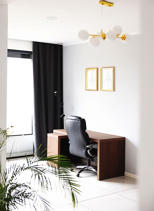 Biurko IKEA MALM brązowe