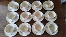 Filiżanki porcelana Tułowice komplet 12 szt.