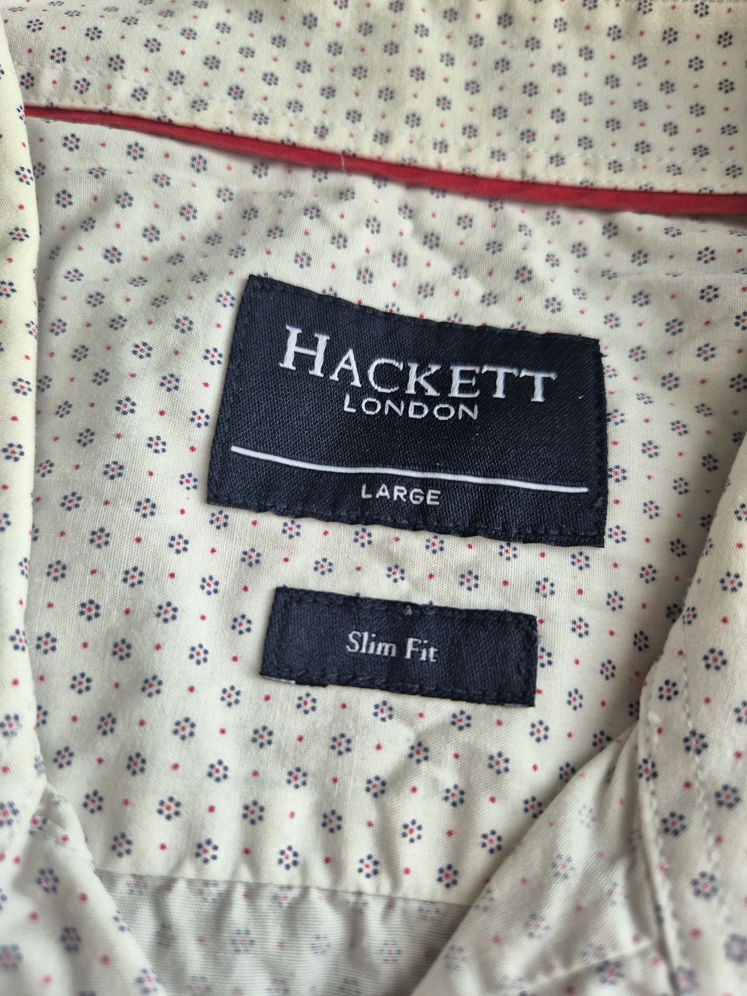 Hackett london large L slim fit koszula męska w kratę