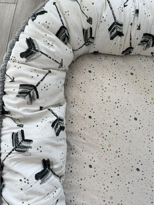 La Millou - kokon kokon duży boho royal arrows velvet collection