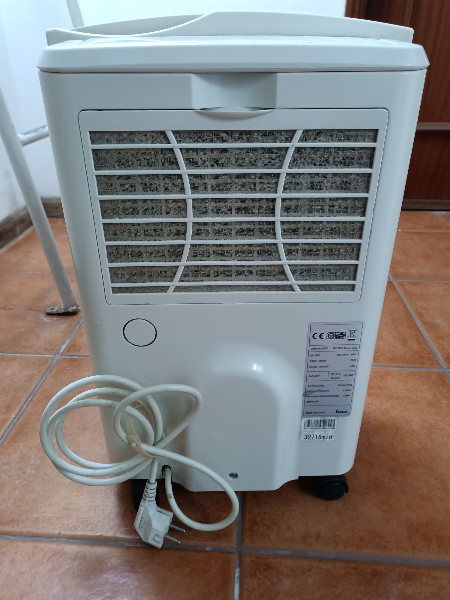 Desumidificador duracraft para peças.