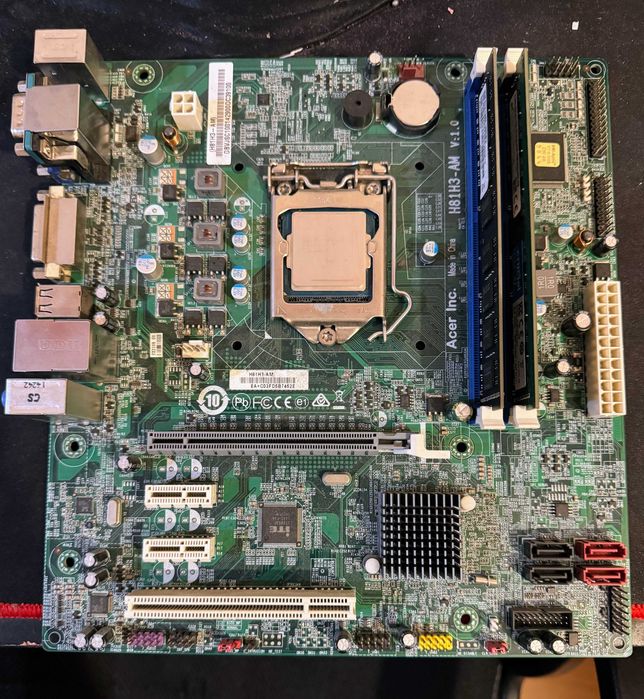 Kit Upgrade PC: Intel i7 4770 + Motherboard Acer + 16GB RAM + Cooler