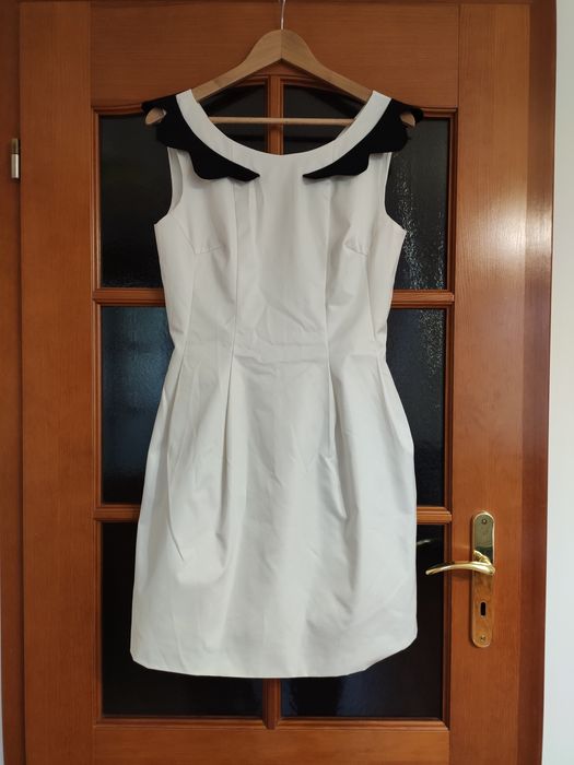 Biała elegancka sukienka na ślub/poprawiny/imprezę