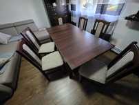 Stół rozkładany 160x80 / 120x80 i 6 krzeseł