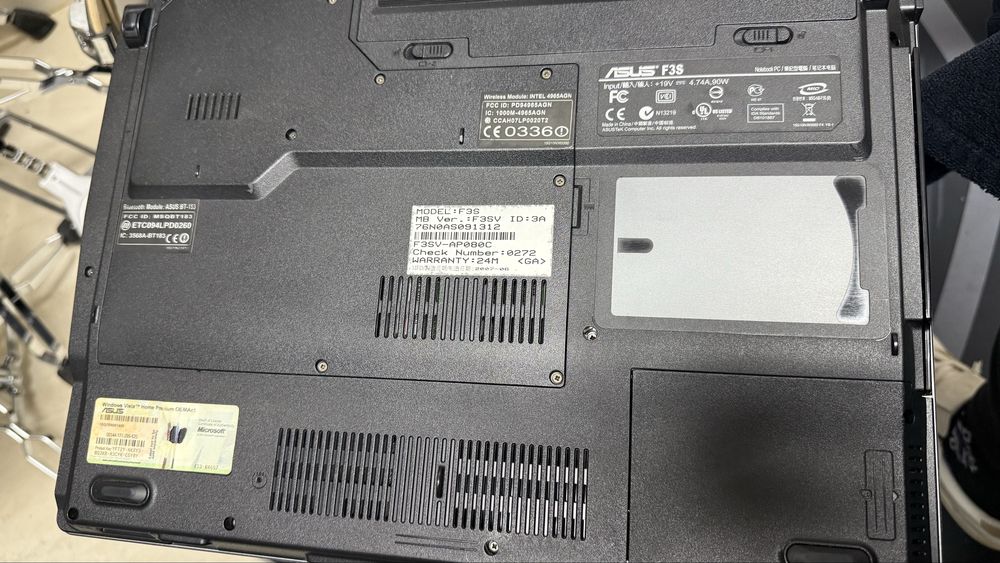 Portatil Asus F3S