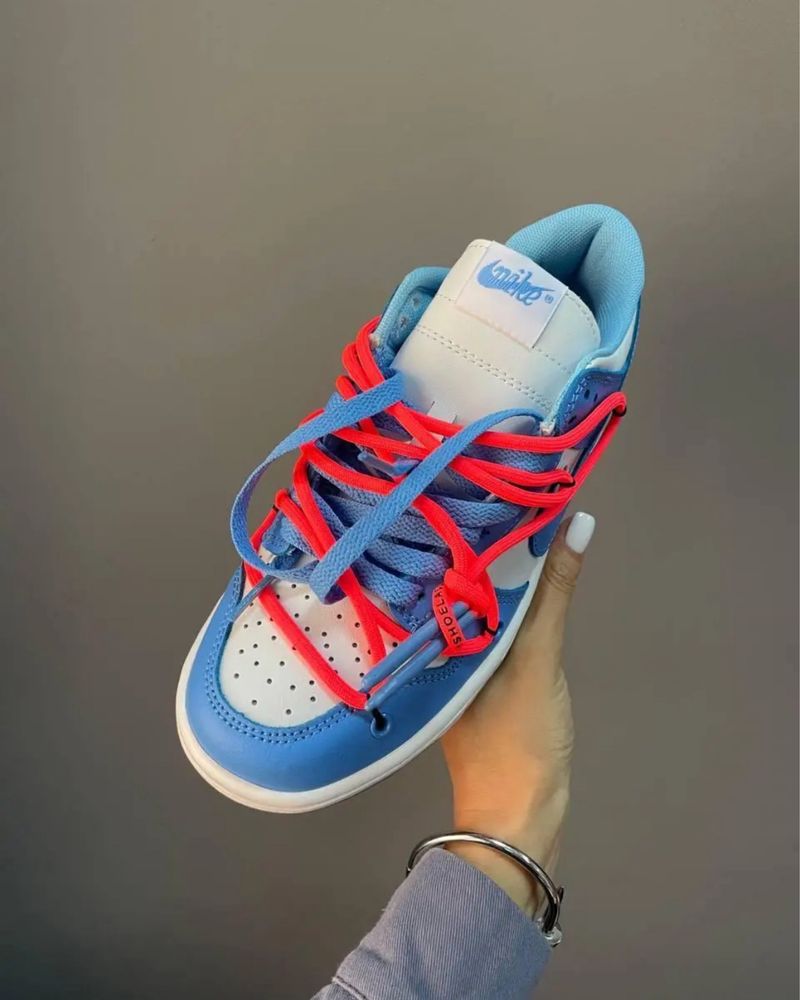 Кроссовки Nike SB Dunk x Off White Blue White