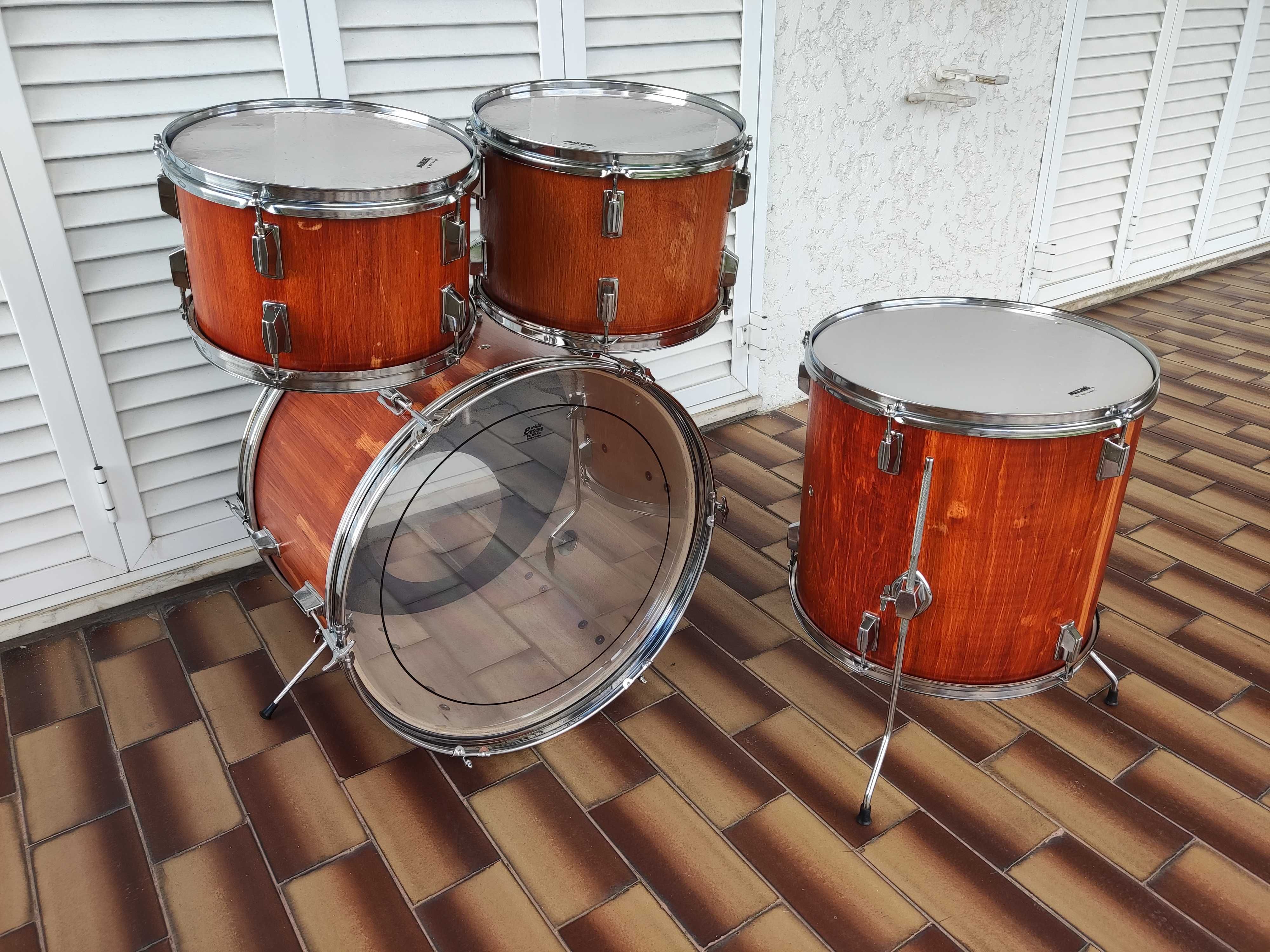 Bateria Acústica Maxtone 80's