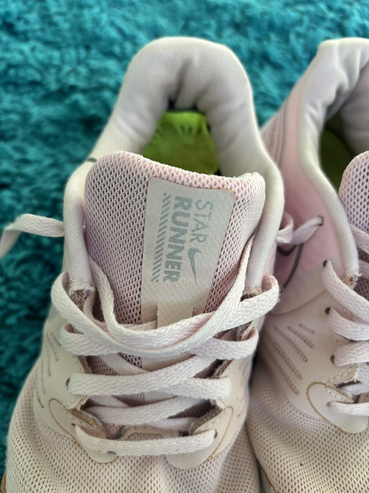 Pudrowy roz buty sportowe uniwersalne damskie lekkie