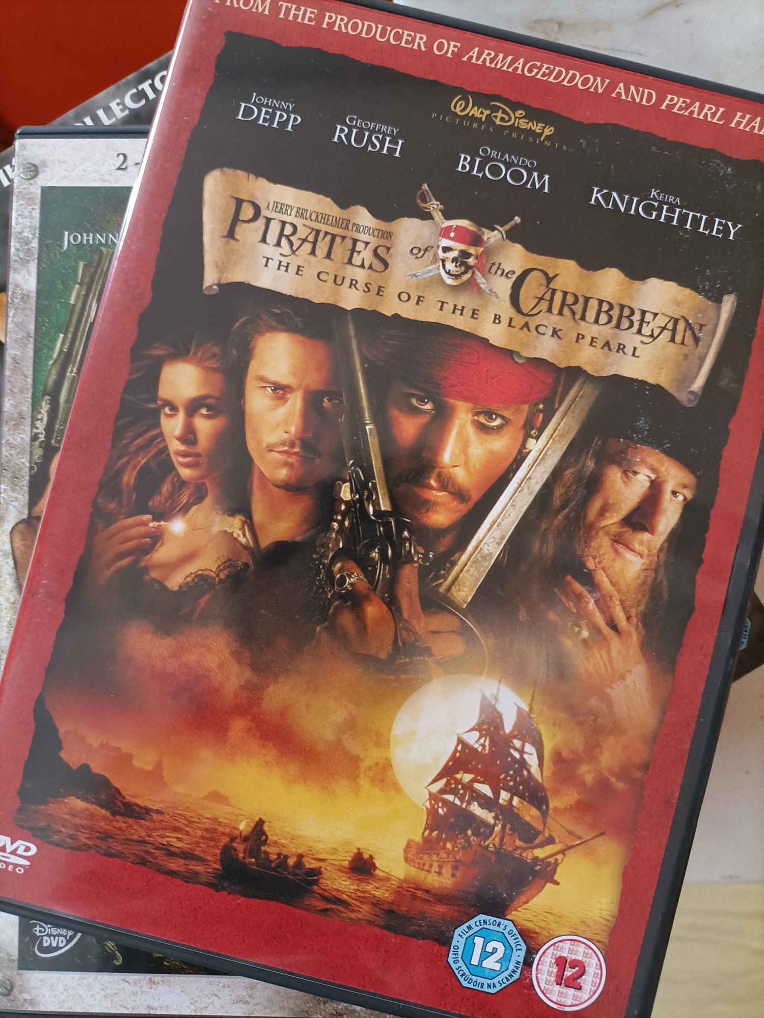 Coleção de 2 DVDs Piratas das Caraíbas