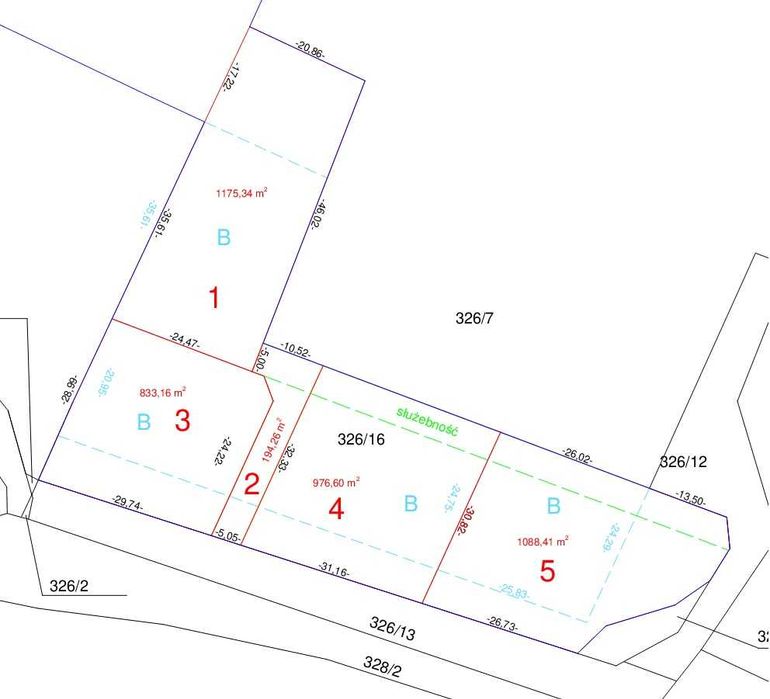 Działki bud-usług od 8,3 do 43 arów tylko 5km od Jeziora Rożnowskiego